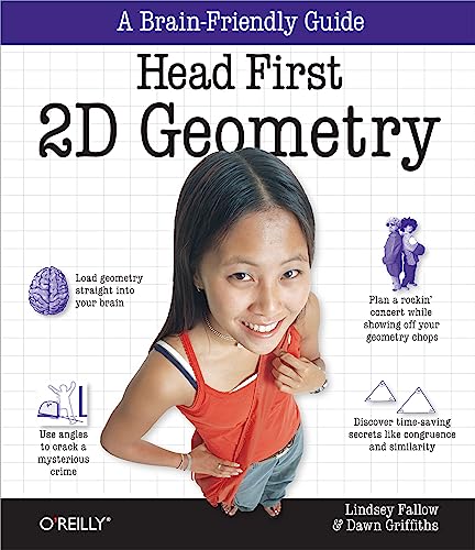 Beispielbild fr Head First 2D Geometry: A Brain-Friendly Guide zum Verkauf von ZBK Books