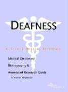 9780597838750: Deafness - A Medical Dictionary, Bibliography, and Annotated Research Guide to Internet References