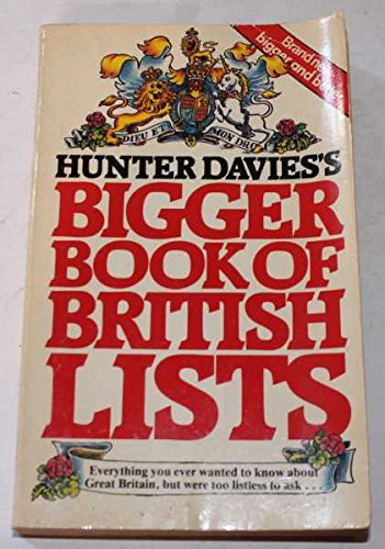 Stock image for Bigger Book of British Lists for sale by SecondSale