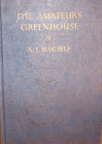 Beispielbild fr Amateur's Greenhouse zum Verkauf von WorldofBooks