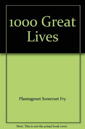 9780600308218: 1000 Great Lives