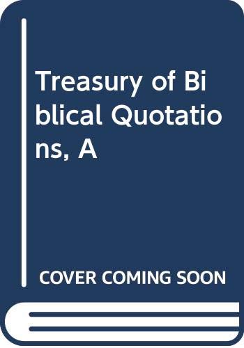 9780600332473: A TREASURY OF BIBLICAL QUOTATIONS.