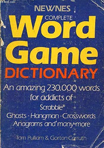 Stock image for Newnes Complete Word Game Dictionary for sale by AwesomeBooks