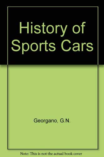 Imagen de archivo de A History of Sports Cars a la venta por Better World Books Ltd