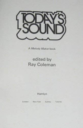 Today's Sound: A Melody Maker Book.