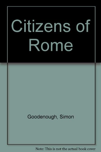 9780600376187: Citizens of Rome