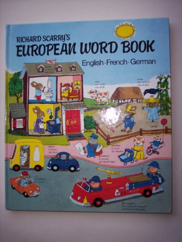 9780600381440: Richard Scarry's European Word Book: English-French-German