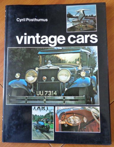 Stock image for Vintage cars; motoring in the 1920s for sale by Half Price Books Inc.