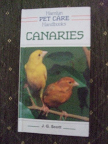 Imagen de archivo de Canaries (Pet Care Handbooks) a la venta por WorldofBooks