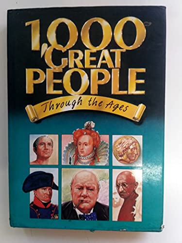 Stock image for 1000 Great People in History for sale by Better World Books