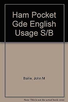 Stock image for Ham Pocket Gde English Usage S/B for sale by medimops