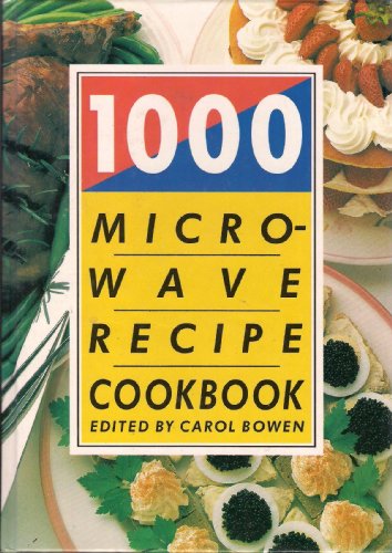 Beispielbild fr 1000 Microwave Recipe Cook Book zum Verkauf von AwesomeBooks