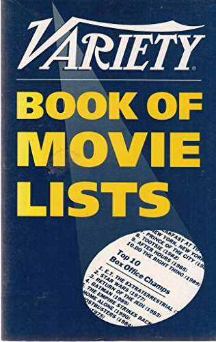 Beispielbild fr The Variety Book of Movie Lists zum Verkauf von Belfast Mall Books