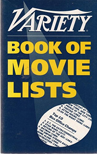 Stock image for The Variety Book of Movie Lists for sale by Belfast Mall Books