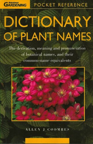 Beispielbild fr The Hamlyn Dictionary of Plant Names zum Verkauf von WorldofBooks
