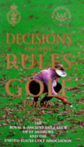 9780600595304: Decisions on the Rules of Golf 1998-99