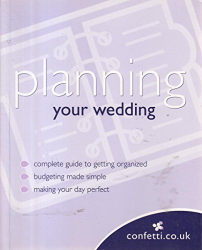 Stock image for Planning Your Wedding (Confetti) for sale by Hippo Books