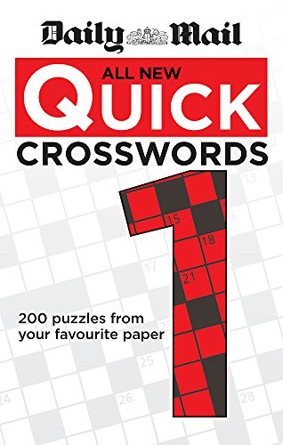 Imagen de archivo de The Daily Mail: All New Quick Crosswords 1 (Daily Mail Puzzle Books) a la venta por GF Books, Inc.