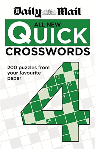 Stock image for The Daily Mail: All New Quick Crosswords 4 (Daily Mail Puzzle Books) for sale by Book Deals