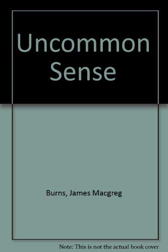 9780601058440: Uncommon Sense