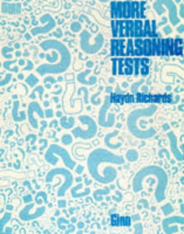 More Verbal Reasoning Tests (9780602206833) by Richards, W. Haydn