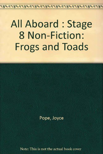 Beispielbild fr All Aboard : Stage 8 Non-Fiction: Frogs and Toads zum Verkauf von WorldofBooks
