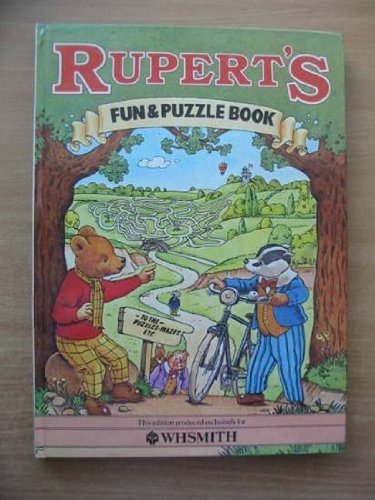 Stock image for RUPERT'S FUN AND PUZZLE BOOK for sale by AwesomeBooks