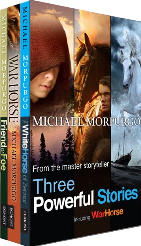 Stock image for Michael Morpurgo Three Powerful Stories: Friend or Foe, War Horse and White Horse of Zennor for sale by Zoom Books Company