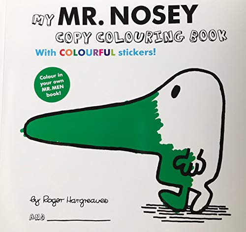 Imagen de archivo de Mr Men Mr Nosey Colouring a la venta por AwesomeBooks