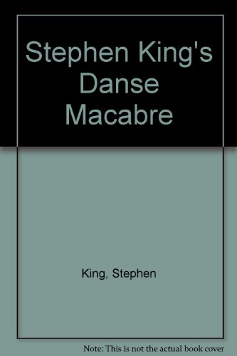 Stock image for Stephen King's Danse Macabre for sale by ThriftBooks-Atlanta