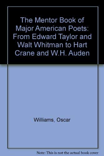 9780606023344: The Mentor Book of Major American Poets