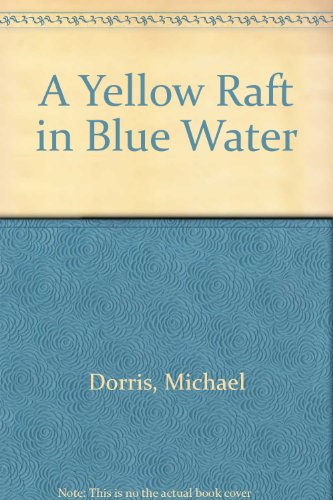 a yellow raft in blue water