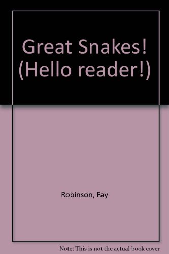 Beispielbild fr Great Snakes! (Hello Reader) zum Verkauf von Books Unplugged