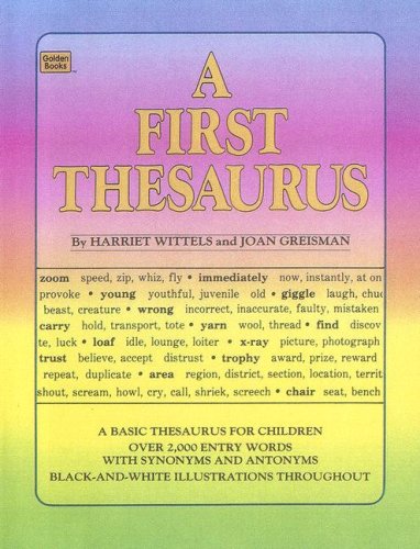9780606127004: A First Thesaurus