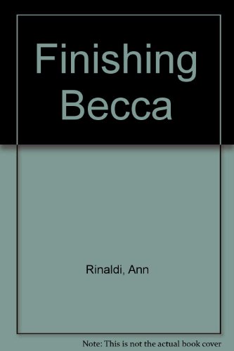 9780606142076: Finishing Becca
