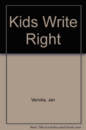 Stock image for Kids Write Right for sale by Bookmans
