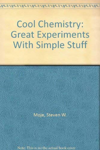 Beispielbild fr Cool Chemistry: Great Experiments With Simple Stuff zum Verkauf von Skihills Books