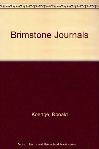 9780606301763: Brimstone Journals