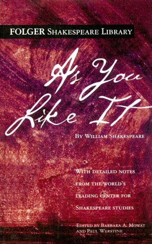 9780606312820: As You Like It (Folger Shakespeare Library)