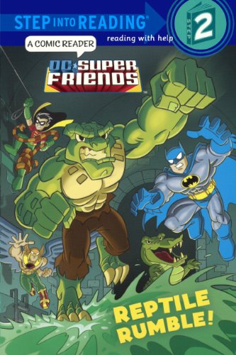 9780606355414: Reptile Rumble! (Turtleback School & Library Binding Edition) (Step into Reading, Step2: Dc Super Friends)