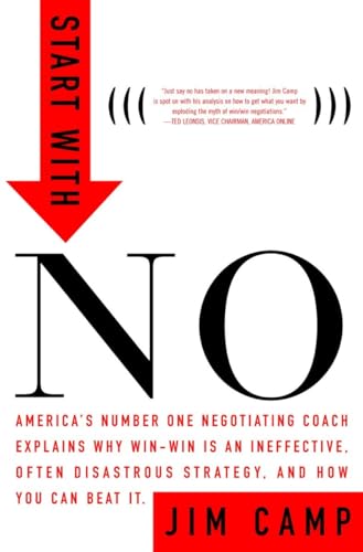 9780609608005: Start with No: The Negotiating Tools That the Pros Don't Want You to Know