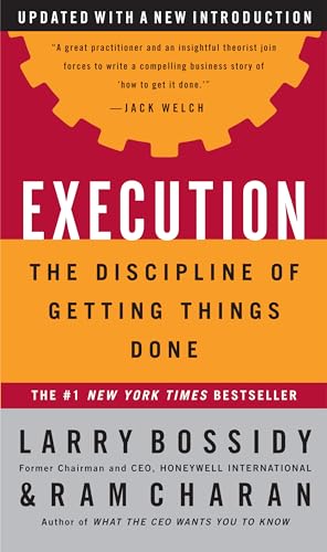 Imagen de archivo de Execution: The Discipline of Getting Things Done a la venta por More Than Words