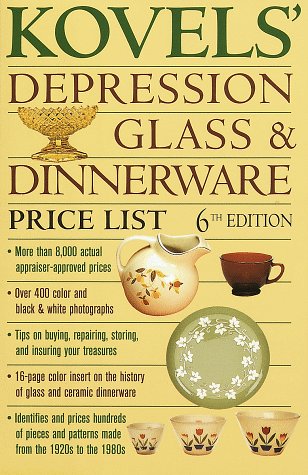 9780609803103: Kovels' Depression Glass & Dinnerware Price List, 6th Edition