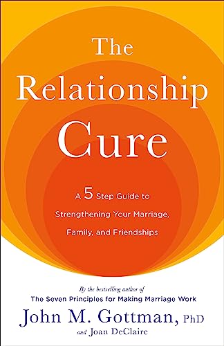 Beispielbild fr The Relationship Cure : A 5 Step Guide to Strengthening Your Marriage, Family, and Friendships zum Verkauf von Better World Books