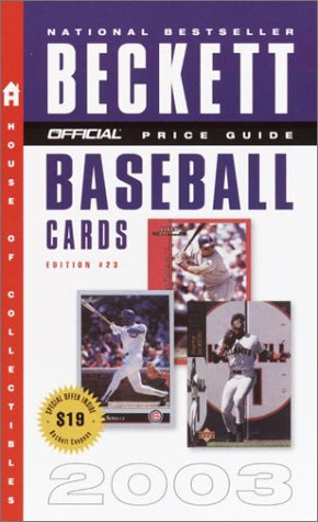 Beispielbild fr The Official Price Guide to Baseball Cards 2003 zum Verkauf von Better World Books