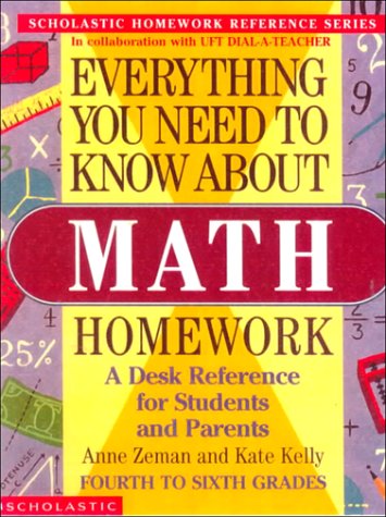 Stock image for Everything You Need to Know about Math Homework (Everything You Need to Know about (Scholastic Hardcover)) for sale by Ergodebooks