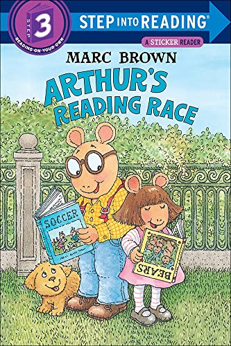 Stock image for Arthur's Reading Race (Step Into Reading Sticker Books) for sale by Jenson Books Inc