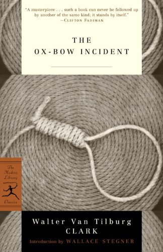 Beispielbild fr Ox-Bow Incident zum Verkauf von Better World Books