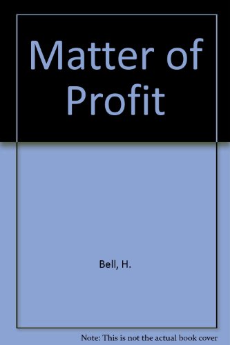 Matter of Profit (9780613603911) by [???]