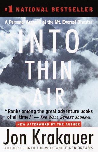 Stock image for Into Thin Air: A Personal Account of the Mt. Everest Disaster for sale by ThriftBooks-Dallas